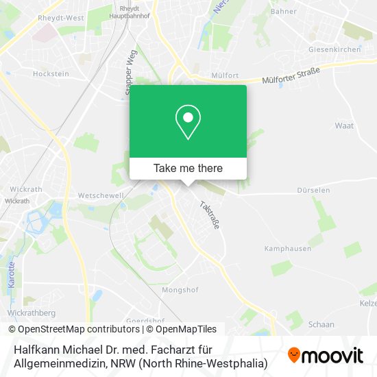 Halfkann Michael Dr. med. Facharzt für Allgemeinmedizin map