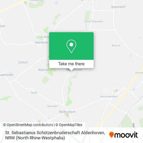 St. Sebastianus Schützenbruderschaft Aldenhoven map