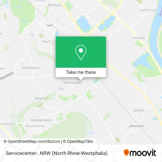 Карта Servicecenter-