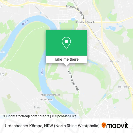 Карта Urdenbacher Kämpe