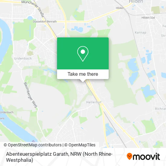 Карта Abenteuerspielplatz Garath