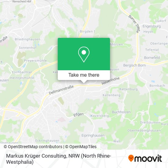 Markus Krüger Consulting map