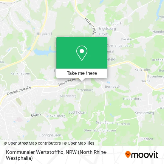 Карта Kommunaler Wertstoffho