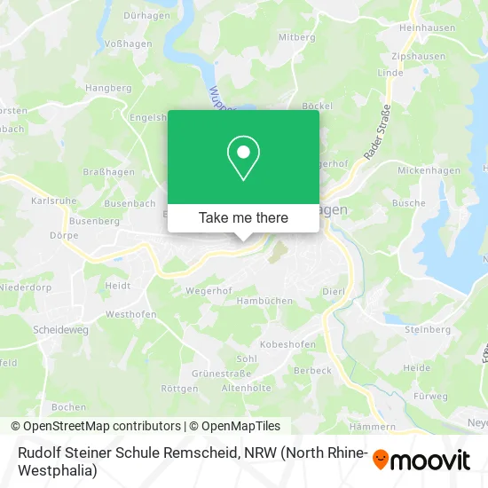 Карта Rudolf Steiner Schule Remscheid