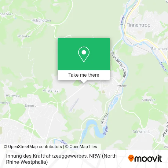 Innung des Kraftfahrzeuggewerbes map