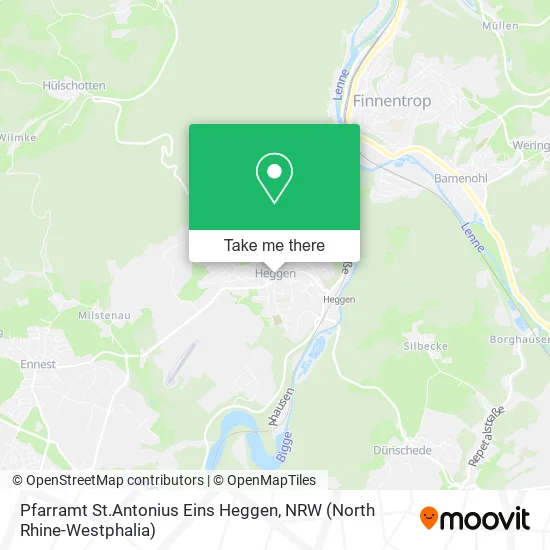 Карта Pfarramt St.Antonius Eins Heggen