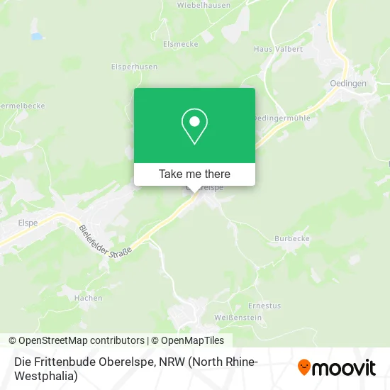 Карта Die Frittenbude Oberelspe