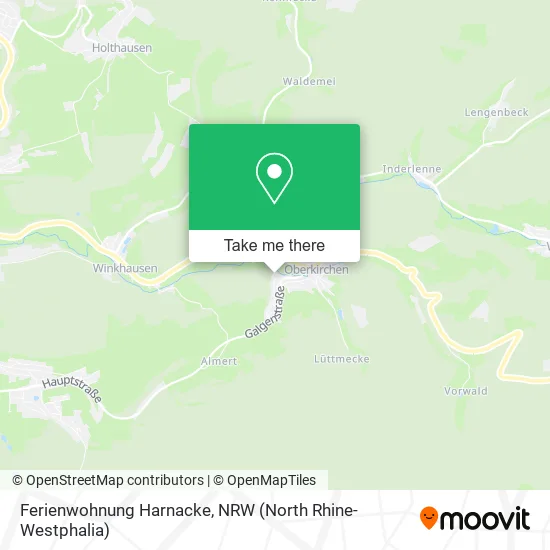 Карта Ferienwohnung Harnacke