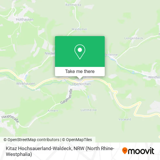 Карта Kitaz Hochsauerland-Waldeck