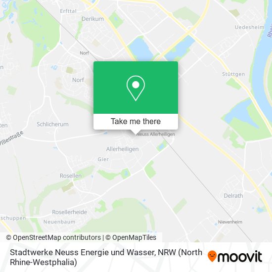 Stadtwerke Neuss Energie und Wasser map