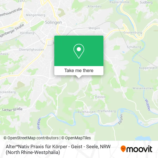 Карта Alter*Nativ Praxis für Körper - Geist - Seele