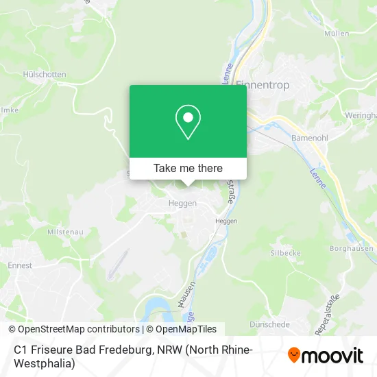 Карта C1 Friseure Bad Fredeburg