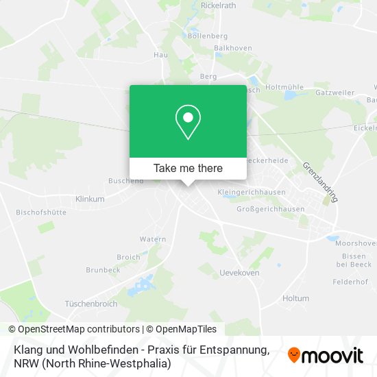 Klang und Wohlbefinden - Praxis für Entspannung map