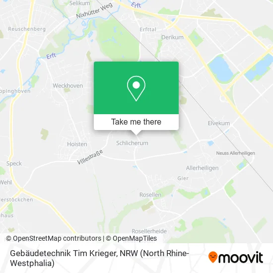 Карта Gebäudetechnik Tim Krieger