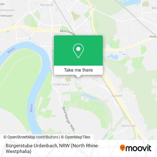 Bürgerstube Urdenbach map