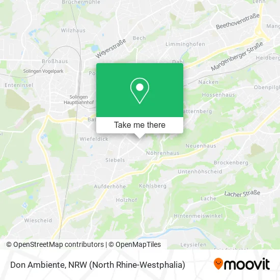 Карта Don Ambiente