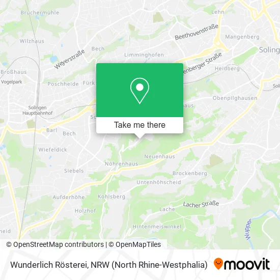 Карта Wunderlich Rösterei
