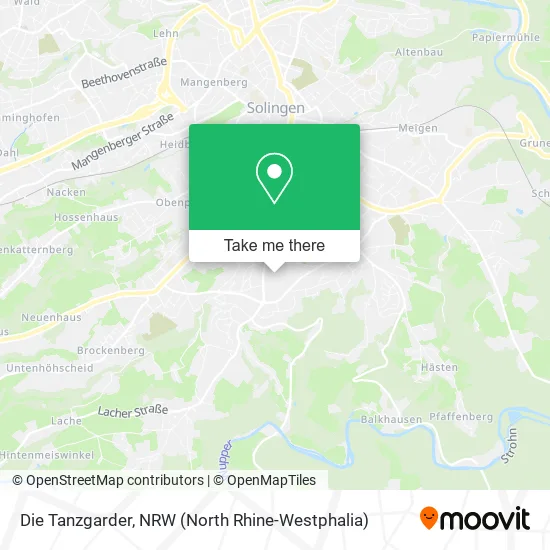 Карта Die Tanzgarder