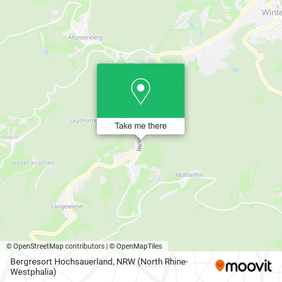 Bergresort Hochsauerland map