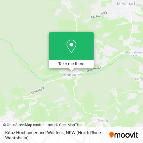 Карта Kitaz Hochsauerland-Waldeck