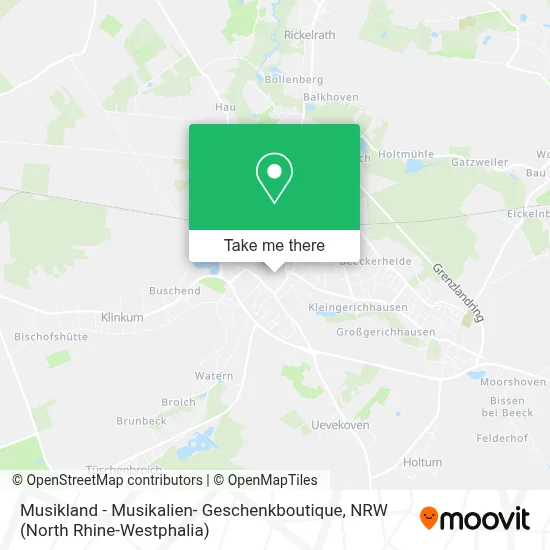 Musikland - Musikalien- Geschenkboutique map