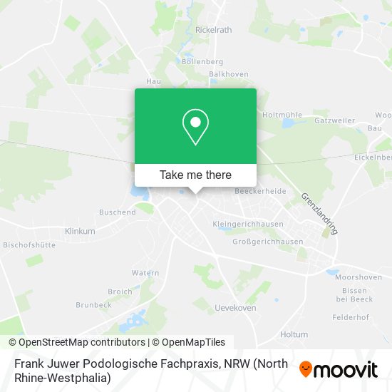 Frank Juwer Podologische Fachpraxis map