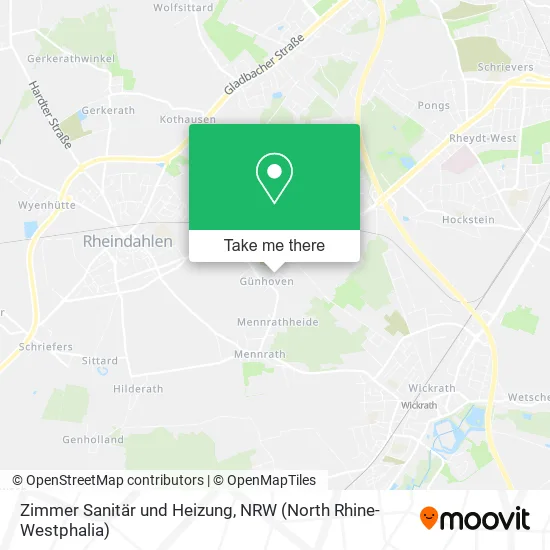 Карта Zimmer Sanitär und Heizung