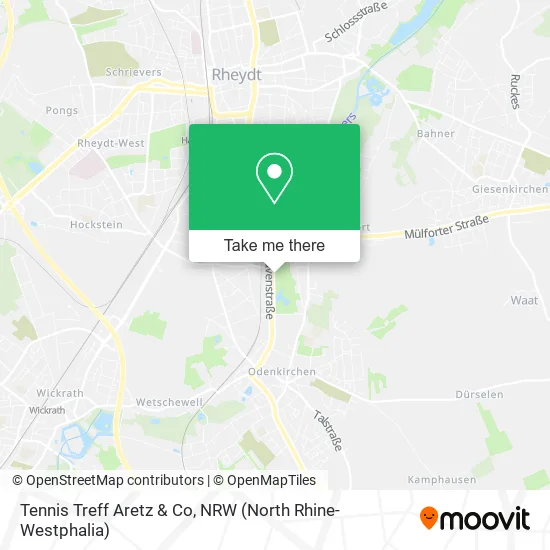 Карта Tennis Treff Aretz & Co