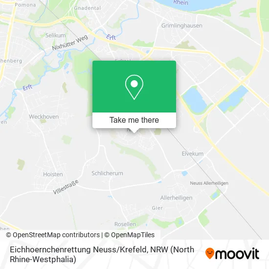 Карта Eichhoernchenrettung Neuss / Krefeld