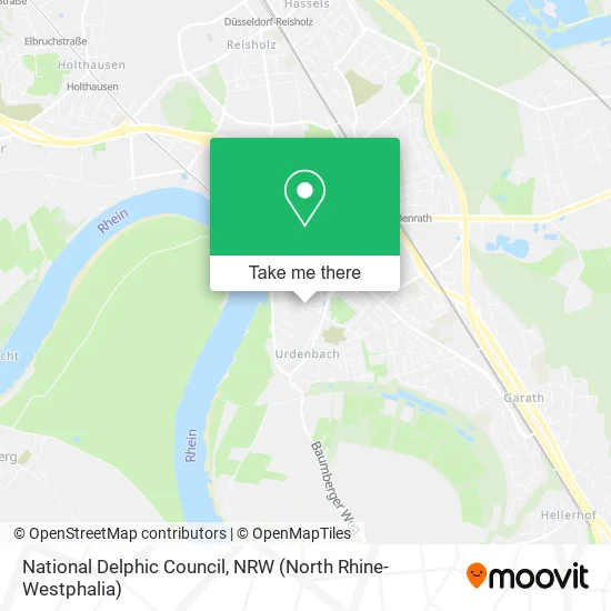 Карта National Delphic Council