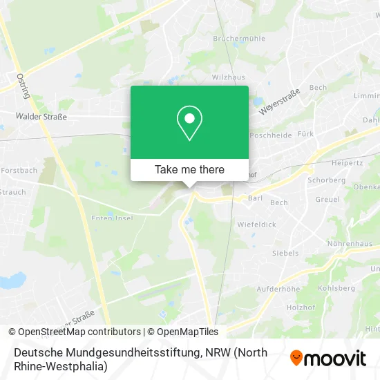 Deutsche Mundgesundheitsstiftung map