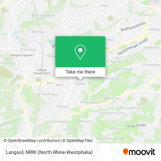 Карта Langsol