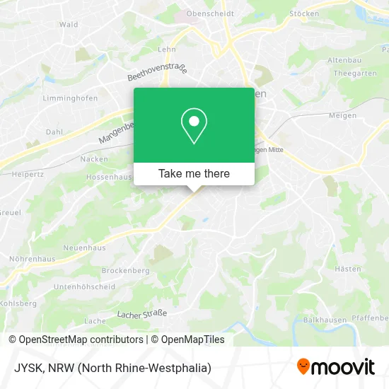 JYSK map