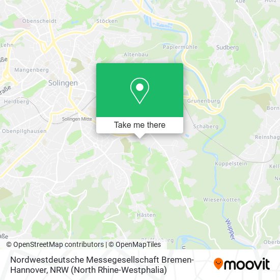 Nordwestdeutsche Messegesellschaft Bremen-Hannover map