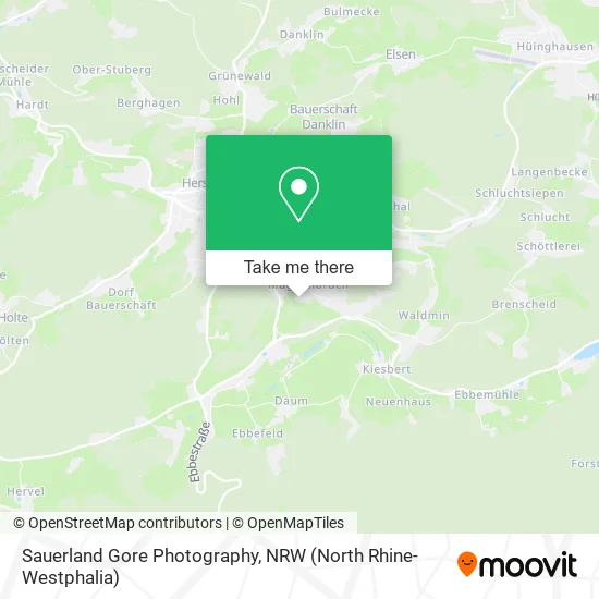 Sauerland Gore Photography map