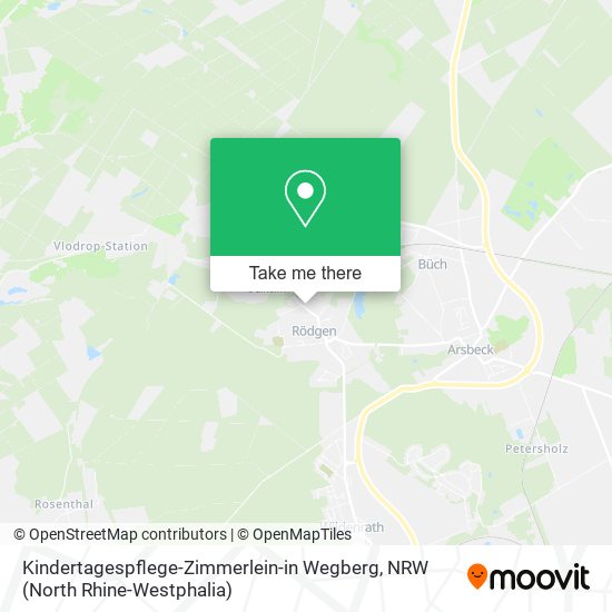 Карта Kindertagespflege-Zimmerlein-in Wegberg