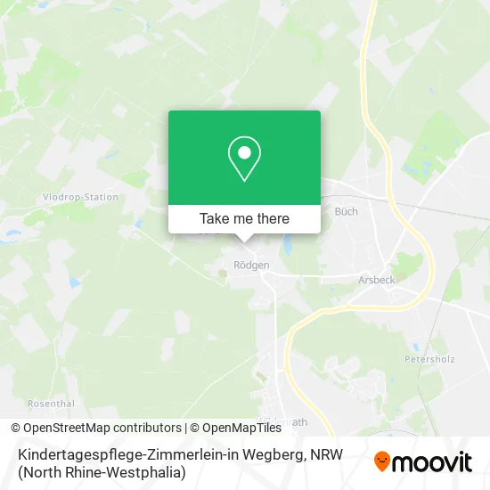 Карта Kindertagespflege-Zimmerlein-in Wegberg