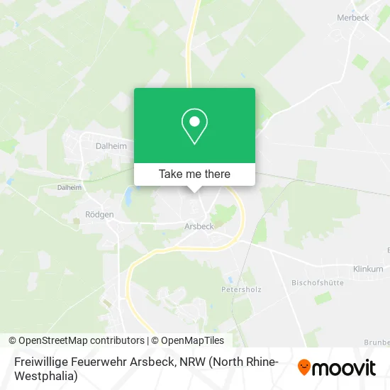Карта Freiwillige Feuerwehr Arsbeck