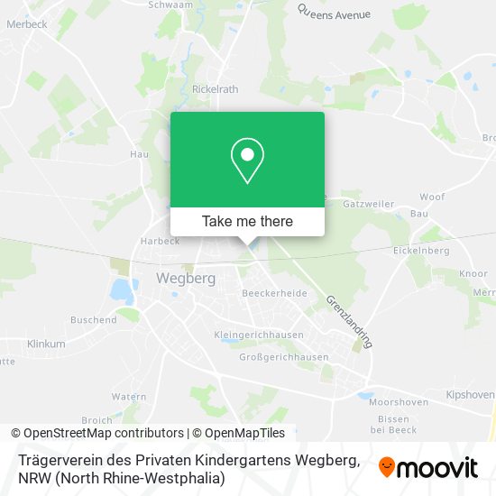 Карта Trägerverein des Privaten Kindergartens Wegberg