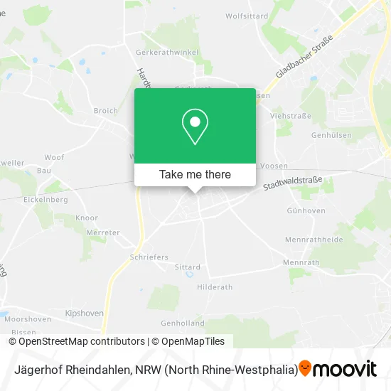 Карта Jägerhof Rheindahlen
