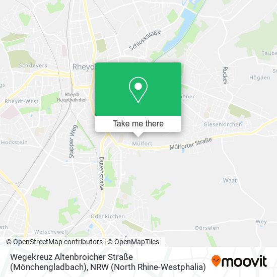 Wegekreuz Altenbroicher Straße (Mönchengladbach) map