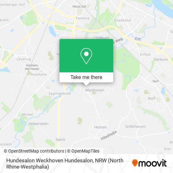Hundesalon Weckhoven Hundesalon map