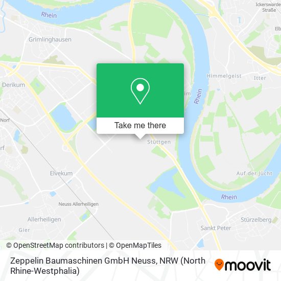 Zeppelin Baumaschinen GmbH Neuss map