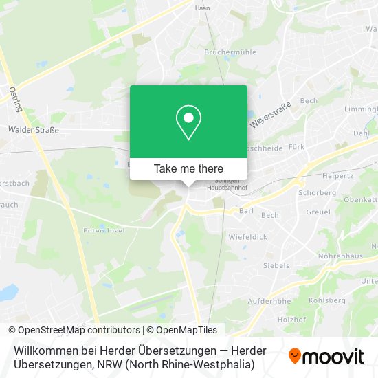 Willkommen bei Herder Übersetzungen — Herder Übersetzungen map