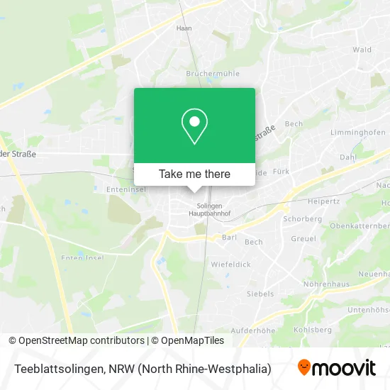 Карта Teeblattsolingen