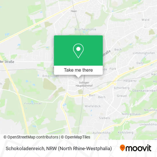 Карта Schokoladenreich