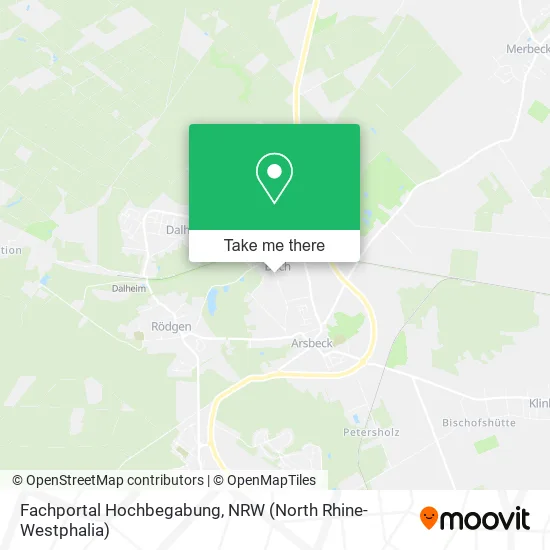 Карта Fachportal Hochbegabung