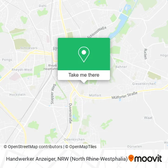 Карта Handwerker Anzeiger