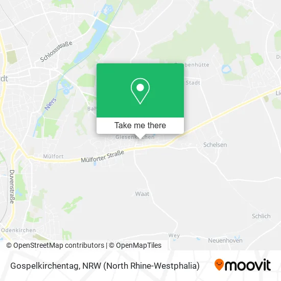 Карта Gospelkirchentag