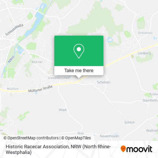 Historic Racecar Association map